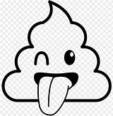 Poop Caca Coloriage Smiley Sticking Poo Crotte Emogi Pinclipart Pile Stool Licorne Attrayant Toppng Automatically sketch template