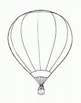 Balloon Balloons Montgolfiere sketch template