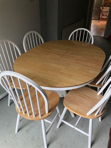 farmhouse dining table  chairs  asap  kidlington
