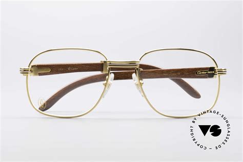Glasses Cartier Monceau Bubinga Precious Wood Glasses