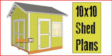 shed building plans  material list shed plans canada