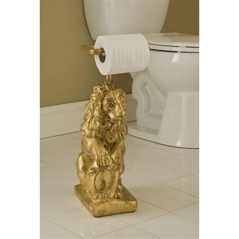 hickory manor house lion  standing toilet paper holder reviews wayfair