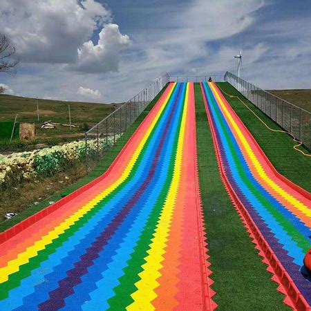 popular outdoor park attractions unpowered  cost park project colorful rainbow