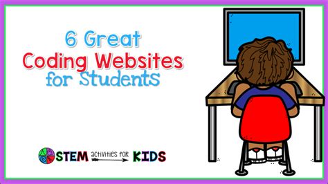 great coding websites  students header stem activities  kids