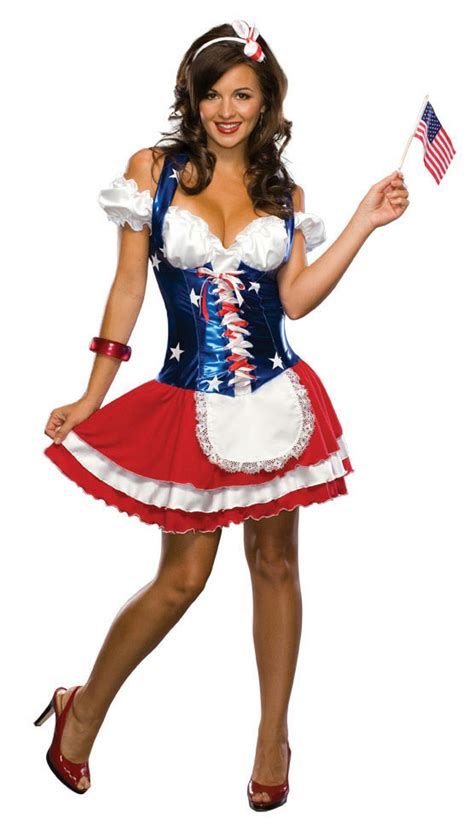 Sexy 4th Of July Firecracker Adult Patriotic Women S Costume Size Xs 0