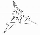 Rotom Pokémon Morningkids sketch template