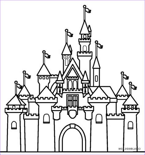 inspirational   castle coloring castle coloring page