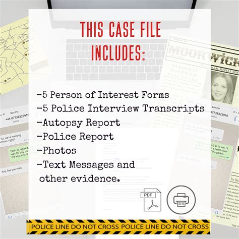unsolved case files game printable  printable word searches
