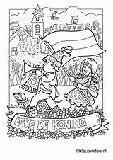 Kleurplaat Koningsdag Kleurplaten Groep Kleuters Kleuteridee Horsthuis Voor Kroon Zomer Downloaden sketch template