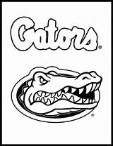 Gators Florida Coloring Pages Logo State Gator Football Drawing Silhouette Alligator Chomp University Printable Uf Fla Sheets Seminoles College Template sketch template