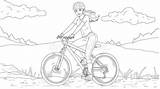 Bicicletta Ruota Bici sketch template