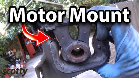 replace  motor mount   car youtube