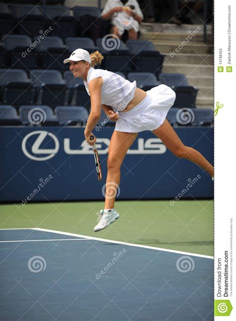 Makarova Ekaterina Russian Tennis Star Editorial