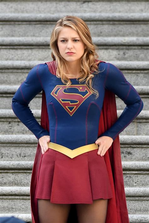 melissa benoist finale of supergirl filming in vancouver 05 02 2018