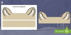 printable donkey ears headband