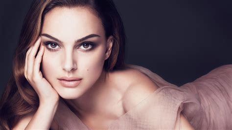 Natalie Portman Face Brunette Women Lips Eyes Actress Celebrity