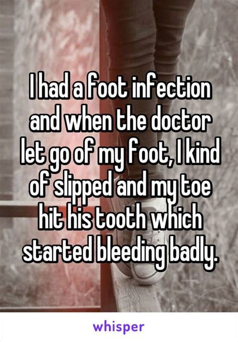 embarrassing things that happened to people in the doctor