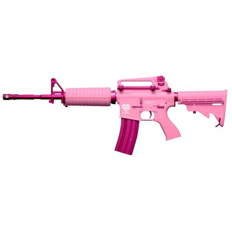 Gandg Fucile Elettrico Asg Aeg Cm15 Ff15 M4a1 Ebb Blowback Rosa Pink