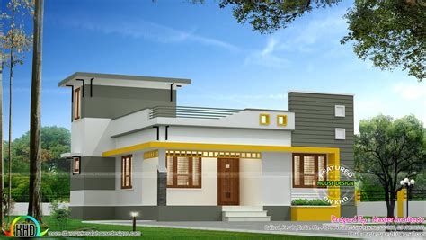 bedroom single floor modern architecture home kerala home design  floor plans  dream