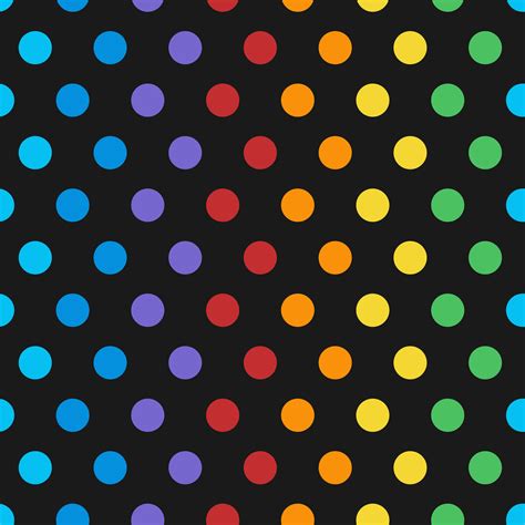 seamless colorful polka dot pattern vector   vectors clipart graphics vector art
