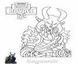 Fortnite Coloring Pages Printable Ragnarok Battle Royale Book sketch template