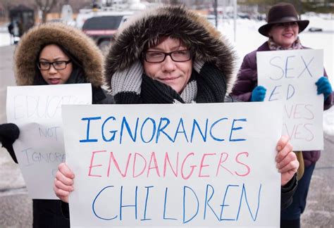 Sex Ed Protests Prove Awkward For School Staff Cbc News
