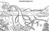 Coloring Dinosaur Pages Sea Ocean Drawing Kronosaurus Prehistoric Jurassic Children Creatures Lake Sketch Printable Dangerous Kids Dunkleosteus Template Print Most sketch template