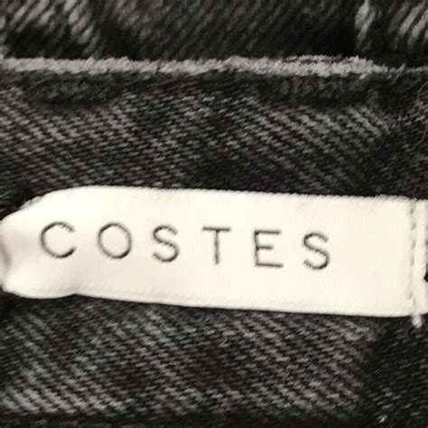 costes jeans groesse  schwarz baumwolle einfarbig damen ebay