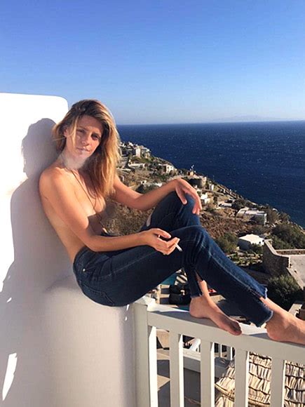 Mischa Barton Posts Topless Instagram Photo From Greece