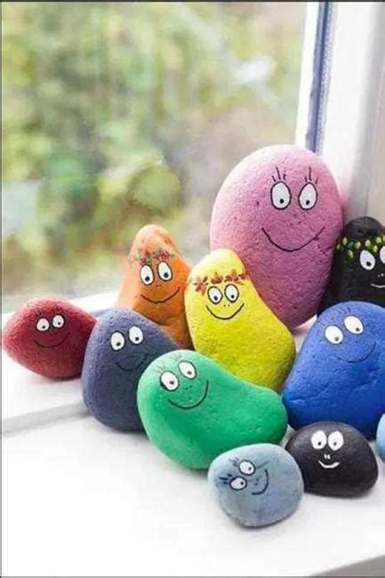 painted rocks  colorful rock painting ideas adding art  yards