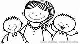 Stick Coloring Figures Happy Pages Man Children Mother Boys Siblings Treehut Getcolorings Color Printable sketch template