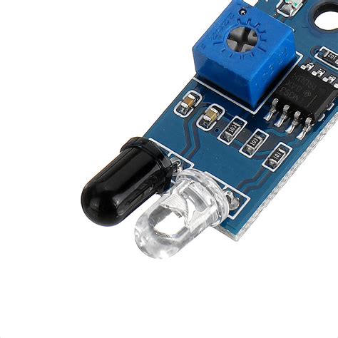 ir infrared obstacle avoidance sensor module  smart car robot  wire reflective photoelectric