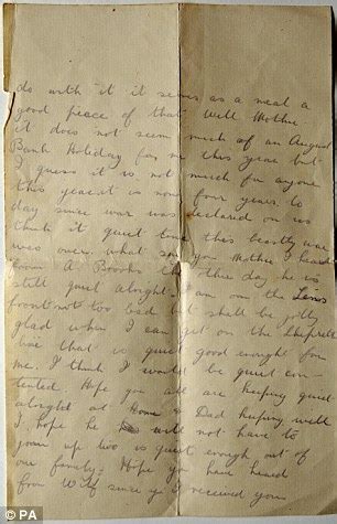 world war  moving letter home  solider    trenches