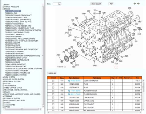 kubota bhst  tractor parts assembly manual catalog exploded views numbers heavy equipment