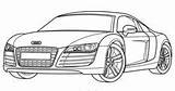 Audi R8 Ausmalen Voiture Ausmalbilder Drawing Colorir Szkic Dibujar Rs6 Kolorowanki Voitures Zeichnen Kinder Gt Bricolage Livres Colouring Colorier Posadas sketch template