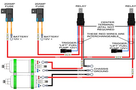 radium engineering diy fuel pump hardwire kit  relay  fuse   ebay