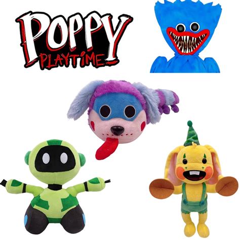 Poppy Playtime Bunzo Bunny Pj Pug A Pillar Boogie Plush Toy Stuffed