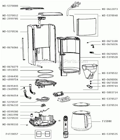 cuisinart coffee maker parts diagram reviewmotorsco