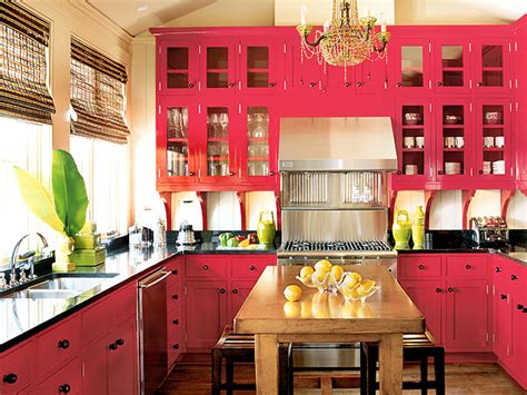 cabinets  kitchen red kitchen cabinets