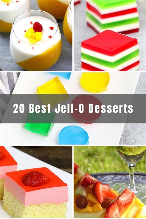 jello recipes  jell  desserts izzycooking