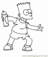 Bart Simpson Coloring Pages Step Printable Marge Color Maggie Getcolorings Online sketch template