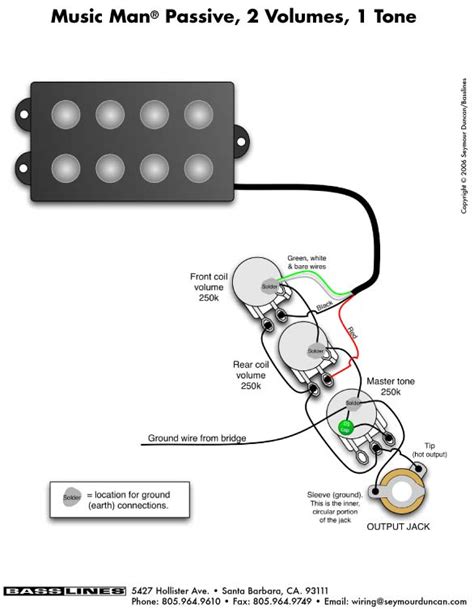 gete  p bass wiring diagram seymour duncan