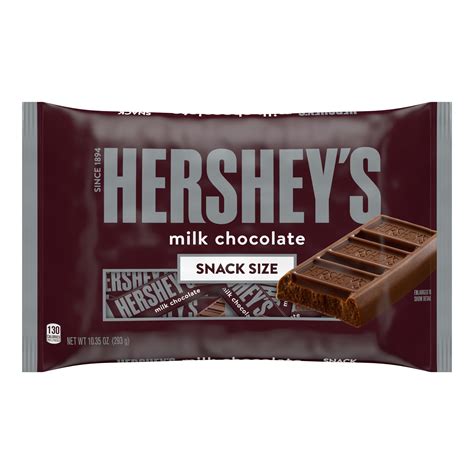 hershey s halloween milk chocolate snack size candy bars 10 35 oz