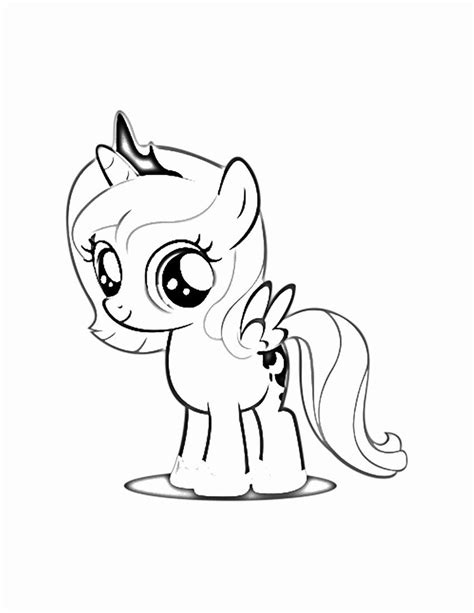 princess luna coloring page     pony coloring