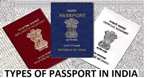 different types of passport in india with color online guider
