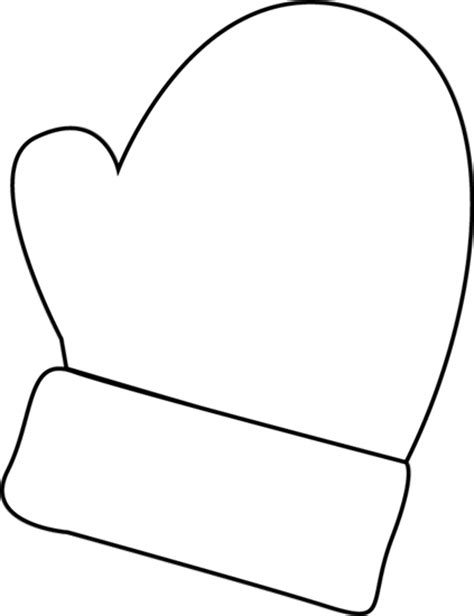 high quality mittens clipart outline transparent png images