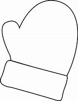 Mitten Mittens Mycutegraphics Webstockreview Wikiclipart sketch template