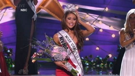 Miss Nevada Nia Sanchez Crowned Miss Usa Video Abc News