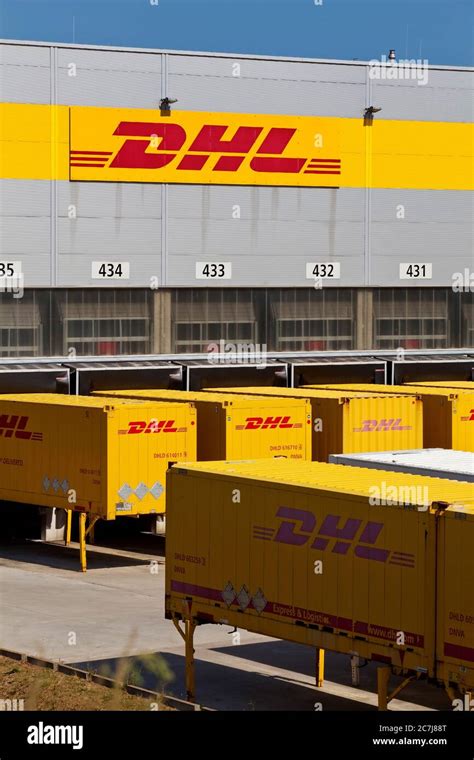 logistics centre  deutsche post dhl germany north rhine westphalia ruhr area rheinberg