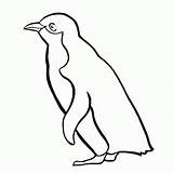 Penguin Coloring Pages Penguins Printable Baby Colouring Cartoon Simple Clipart Cliparts Rockhopper Print Kids Winter Popular Cute Printables Rocks Getcoloringpages sketch template